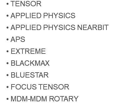 TENSOR Applied Physics APplied physics Nearbit APS Extreme Blackmax Bluestar Focus tensor MDM-MDM Rotary